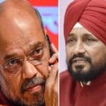 केंद्रीय गृह मंत्री अमित शाह व पंजाब सीएम चन्नी।