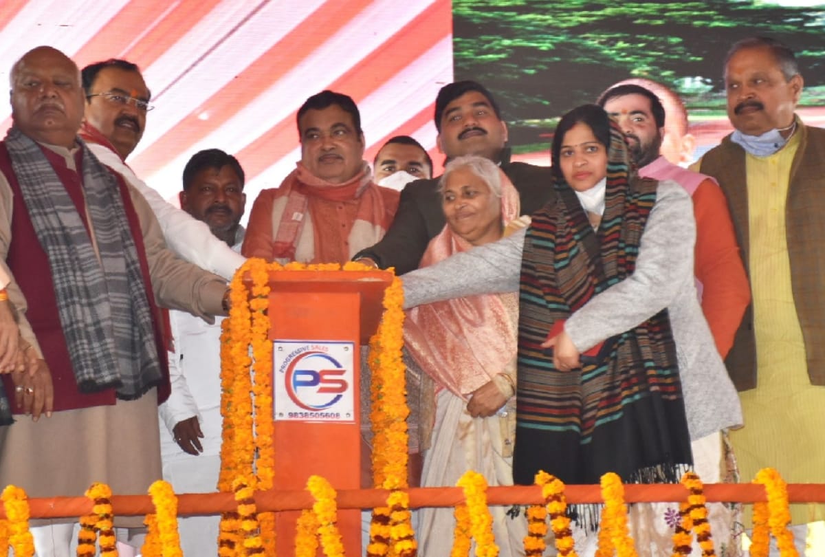 UP: Gadkari said - form BJP government, will give five lakh crores for roads in UP, roads will shine like America in UP