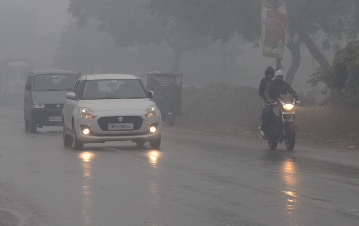 Light drizzle today, cloudy tomorrow
