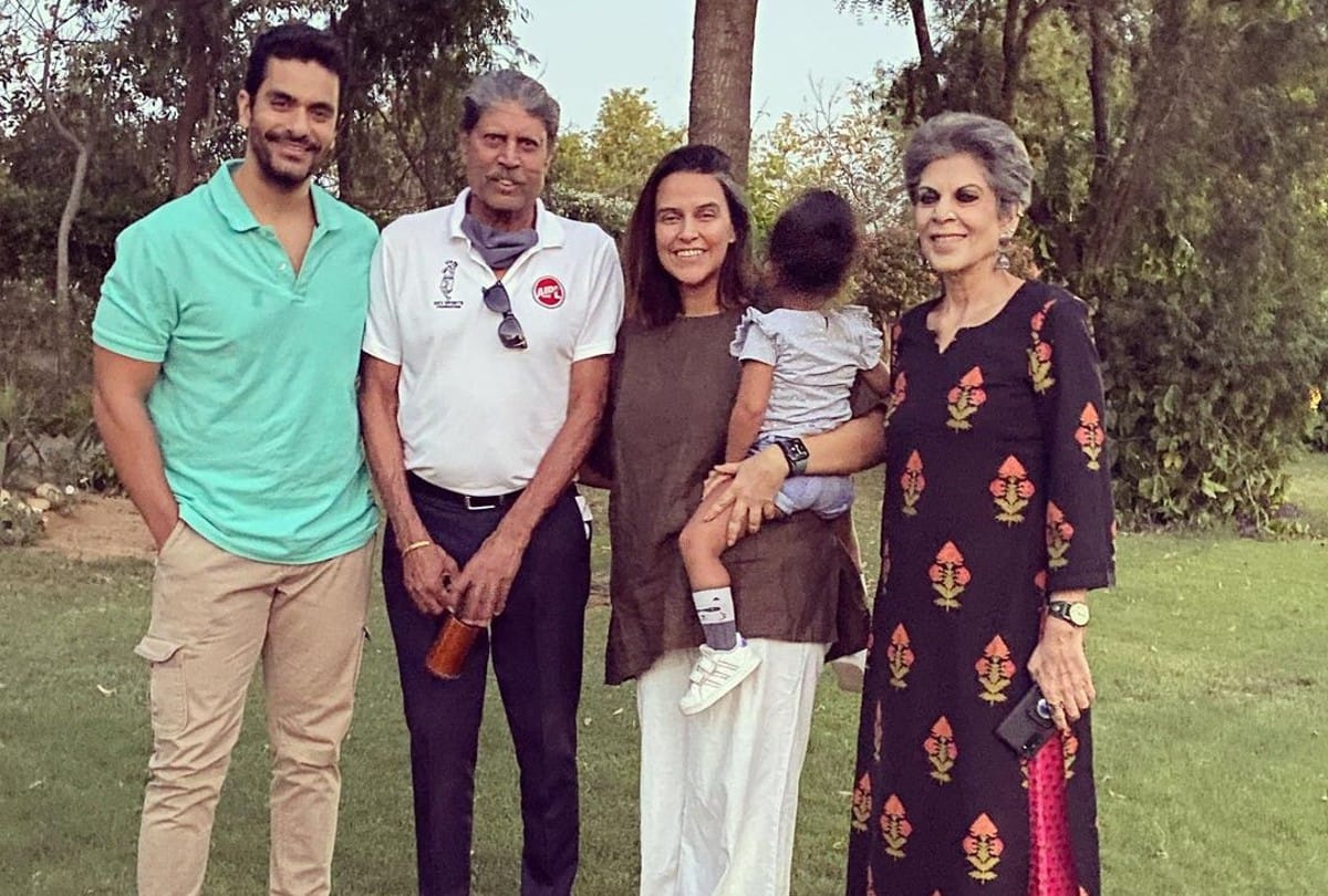 Neha Dhupia wishes happy birthday by sharing throwback pictures on Kapil Dev's birthday