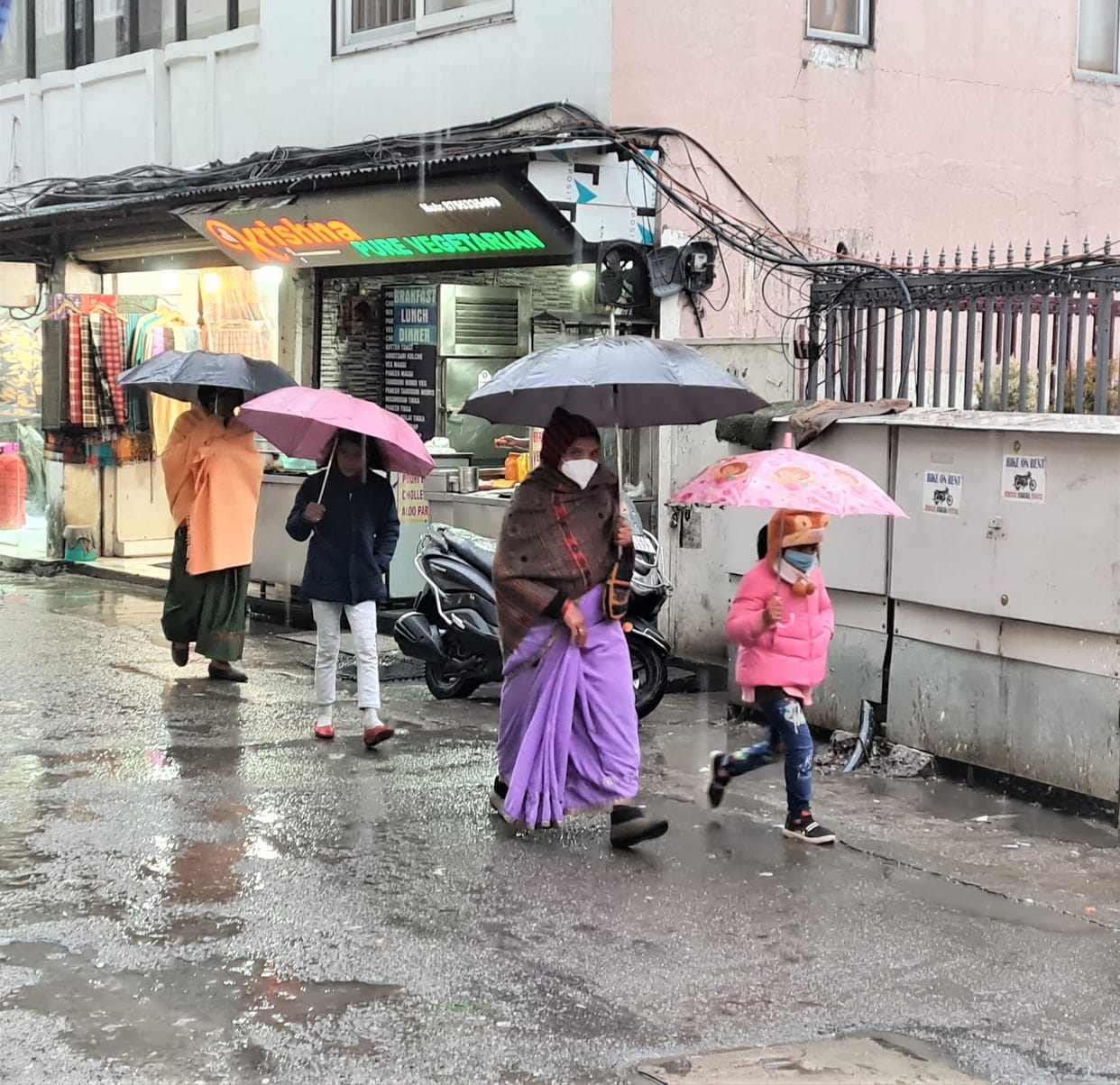 Weather patterns changed due to rain, heavy snowfall in mountainous areas