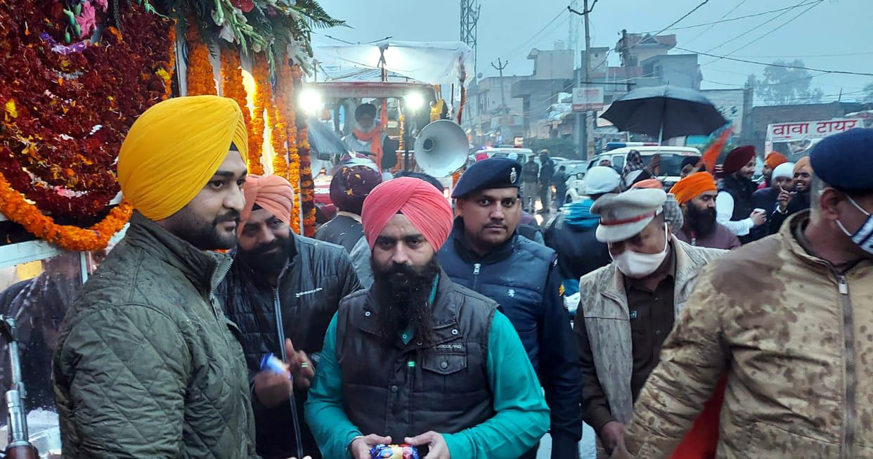 Nagar Kirtan taken out, Kurukshetra