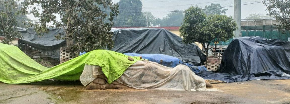 Mismanagement: Hundreds of quintals of paddy got wet at the purchasing centers in the rain