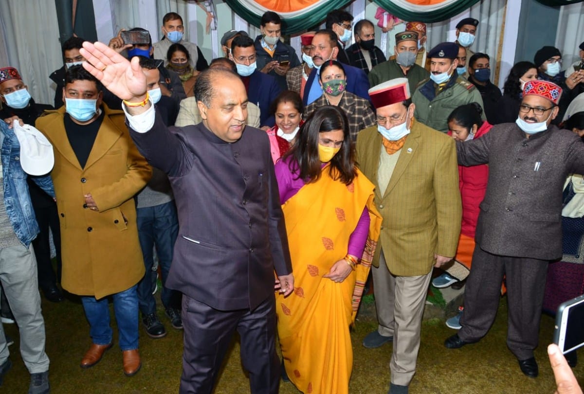 cm jairam thakur celebrate 57th birthday at oakover shimla