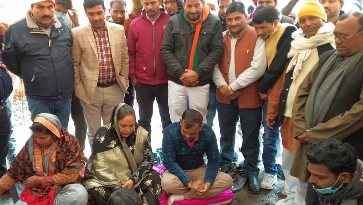 Foundation stone laid for Nagar Panchayat office building