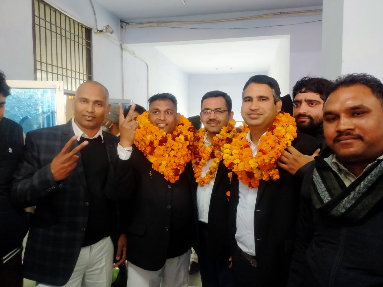 Bhagat Singh Ranga's head was crowned as the head of the Bar Association