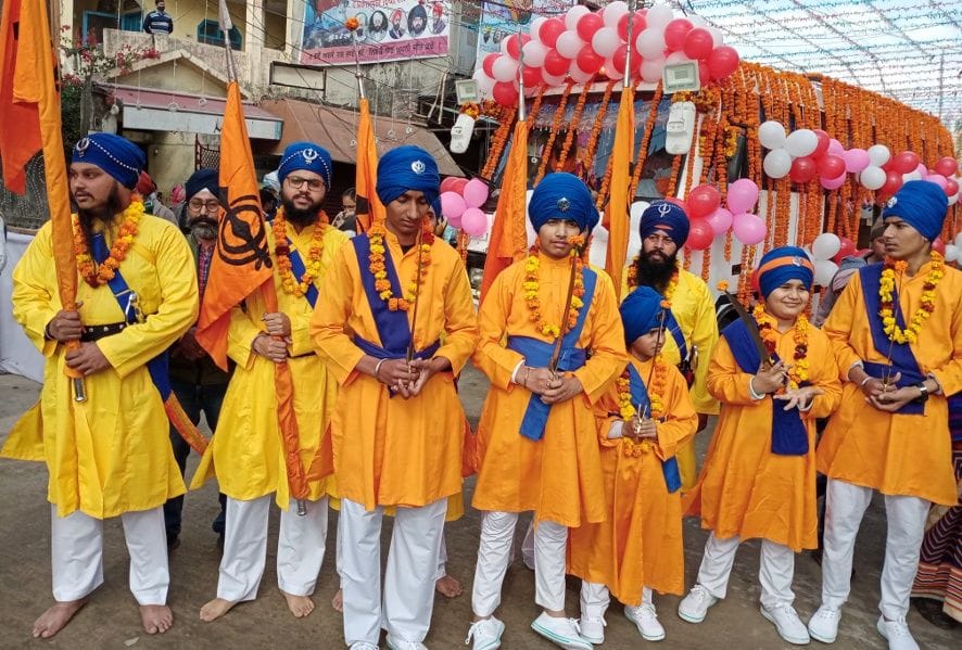 Nagar Kirtan taken out on the occasion of Prakashotsav of Guru Gobind Singh