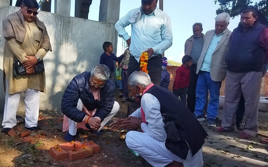 Foundation of Valmiki temple laid in Kanakpur