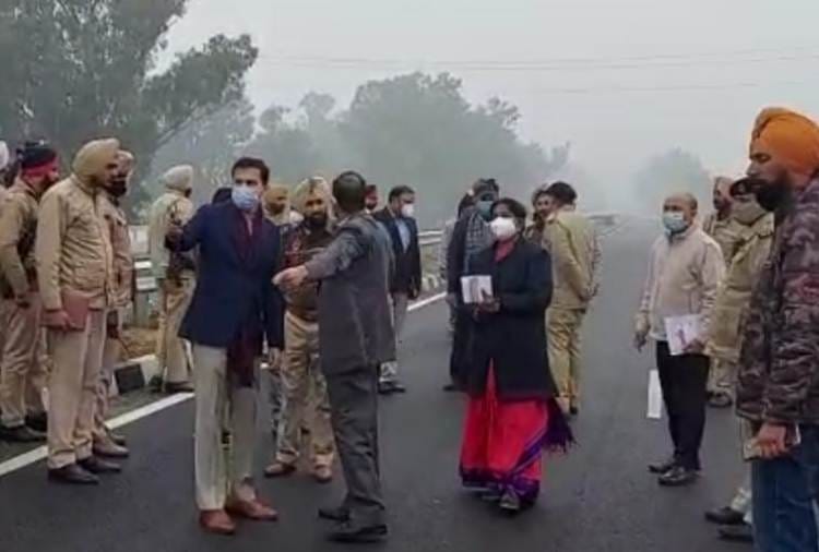 MHA team reached Firozpur to investigate the lapse in the security of the Prime Minister