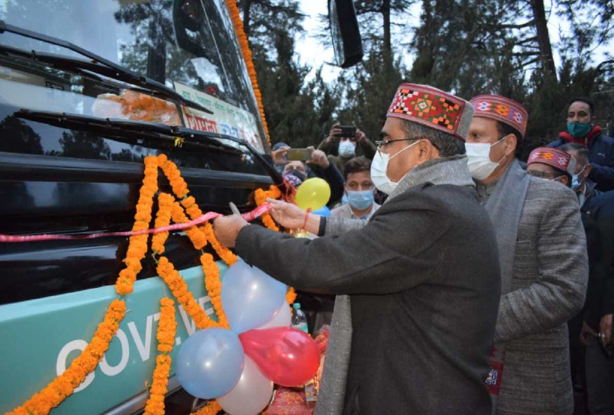 Transport: HRTC Volvo bus service started from Shimla to Katra