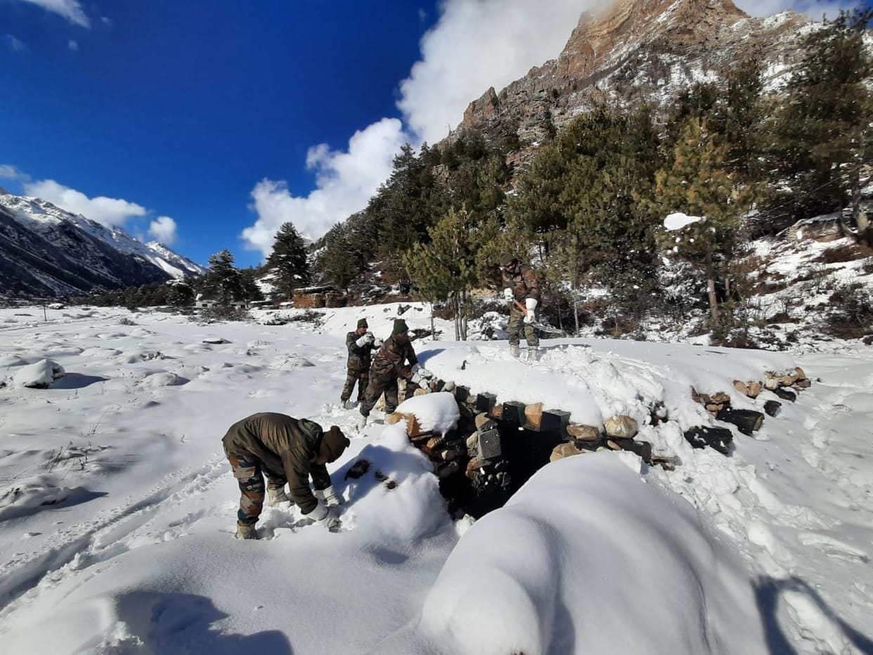 Posting of military in Indo-china Border