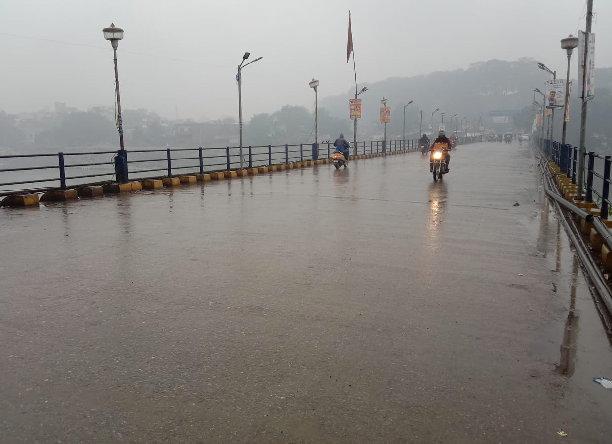 16 mm of rain in 24 hours, temperature dropped by 5 degrees