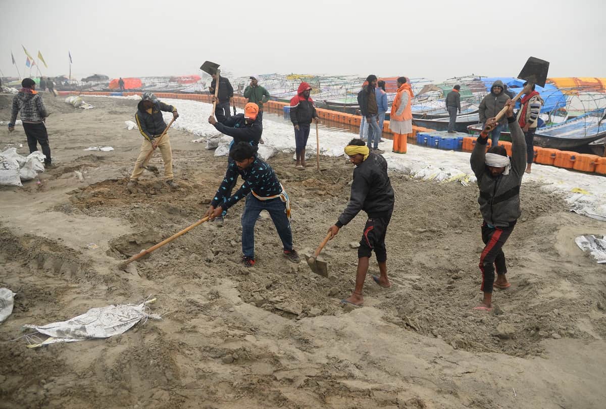 Magh Mela Prayagraj: Preparations to move many institutions to another place due to erosion
