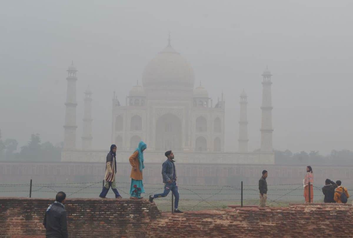 Weather update today Agra recorded 14mm of rain in three days