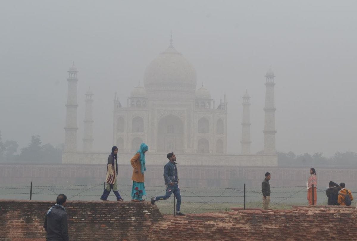 Weather update today Agra recorded 14mm of rain in three days