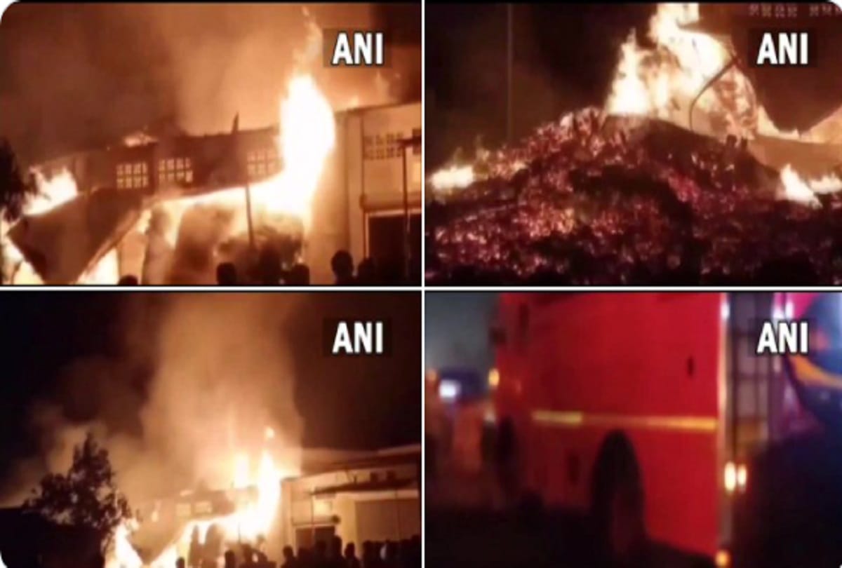 Maharashtra: Massive fire broke out in a godown in Bhiwandi area of Thane, five fire tenders present on the spot