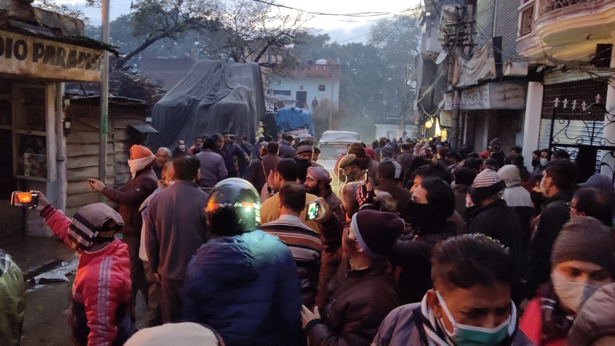 fire in shop
