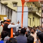 रामेश्वर शर्मा के विवादित बयान का वीडियो वायरल हो गया है।