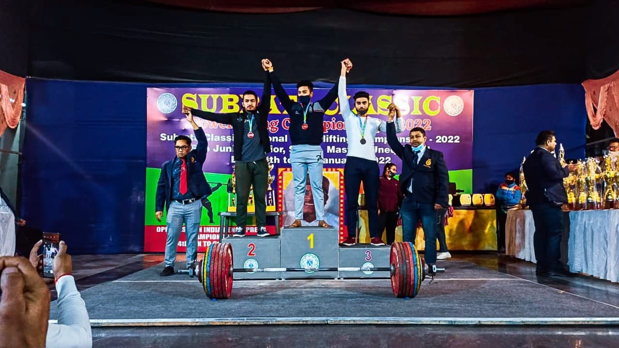Karan Wins Silver In National Powerlifting