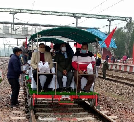 Train ran at 140 km speed between Rosa-Bartara, trial was successful