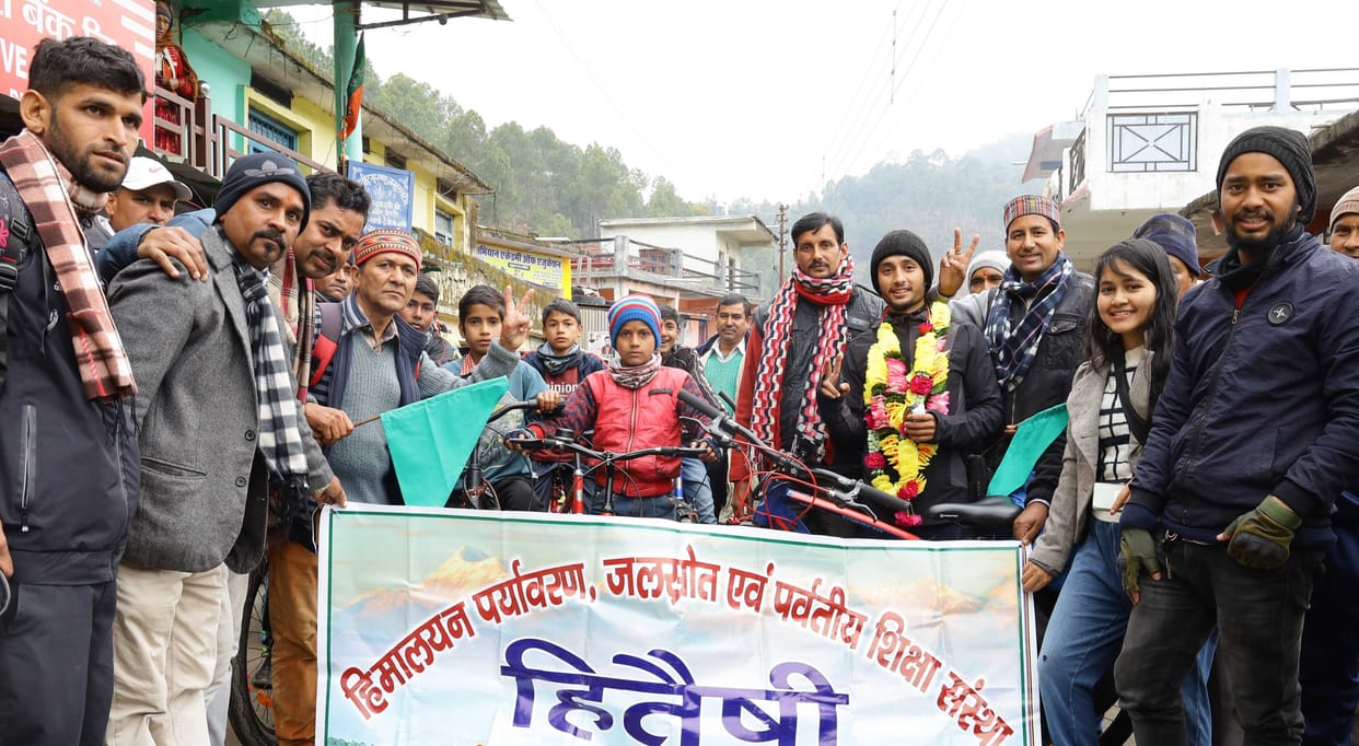 Awairness by Cycling in Bageshwar