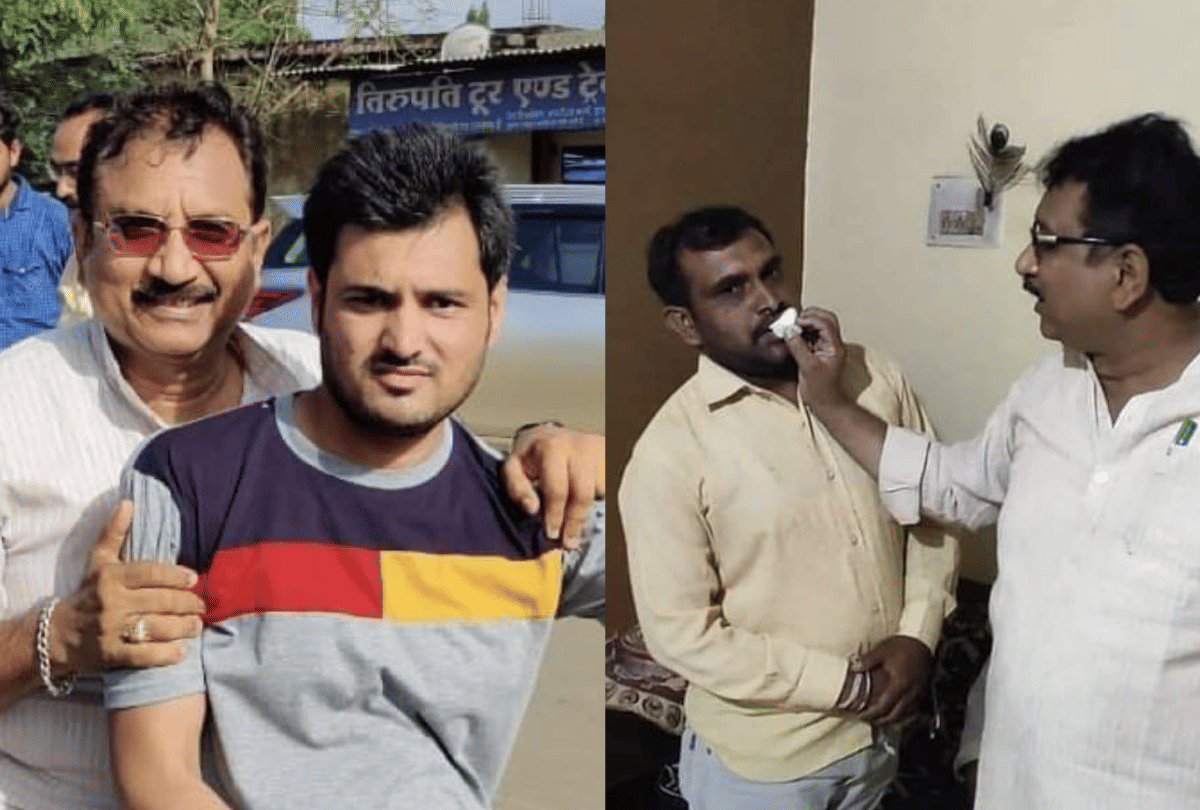 Indore: Three youths caught in sex racket turned out to be BJP's, photos with Forest Minister went viral... Congress asked for Forest Minister's resignation