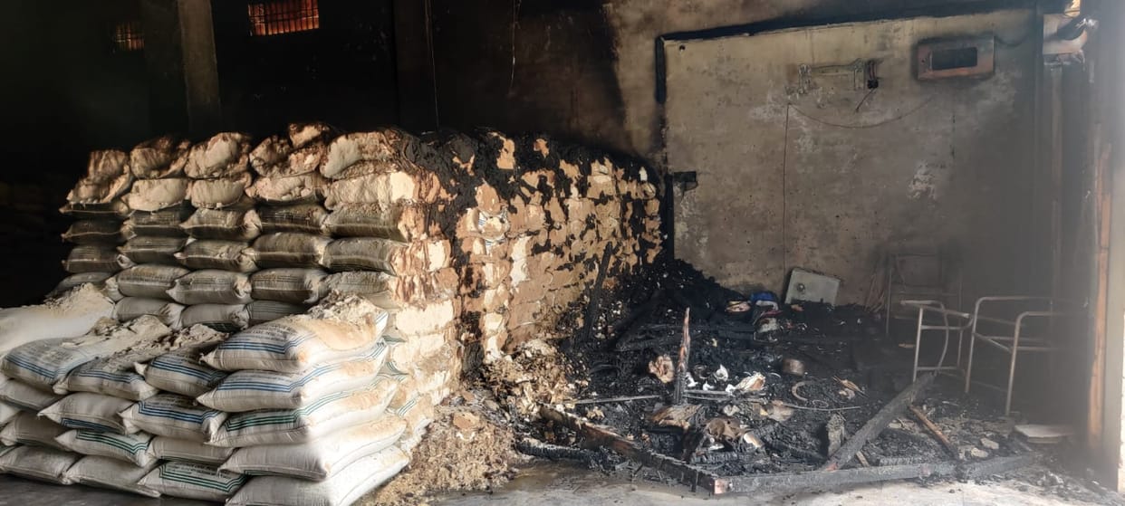 Flour mill burnt in Kohla, loss of three million