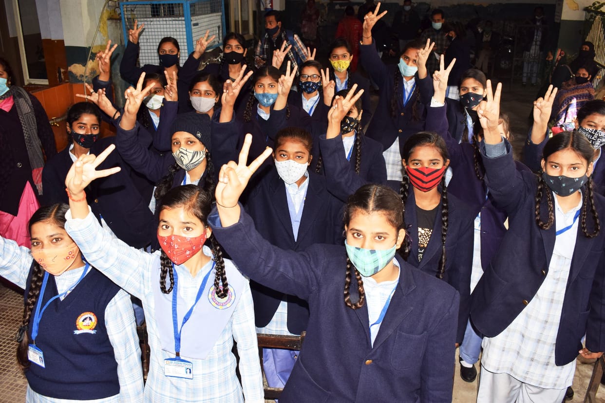 Vaccination of girl students by organizing camps in schools