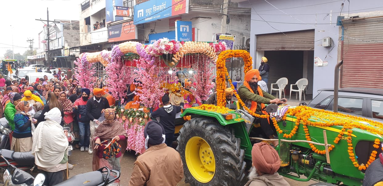 Nagar Kirtan taken out in Shahabad, Kurukshetra