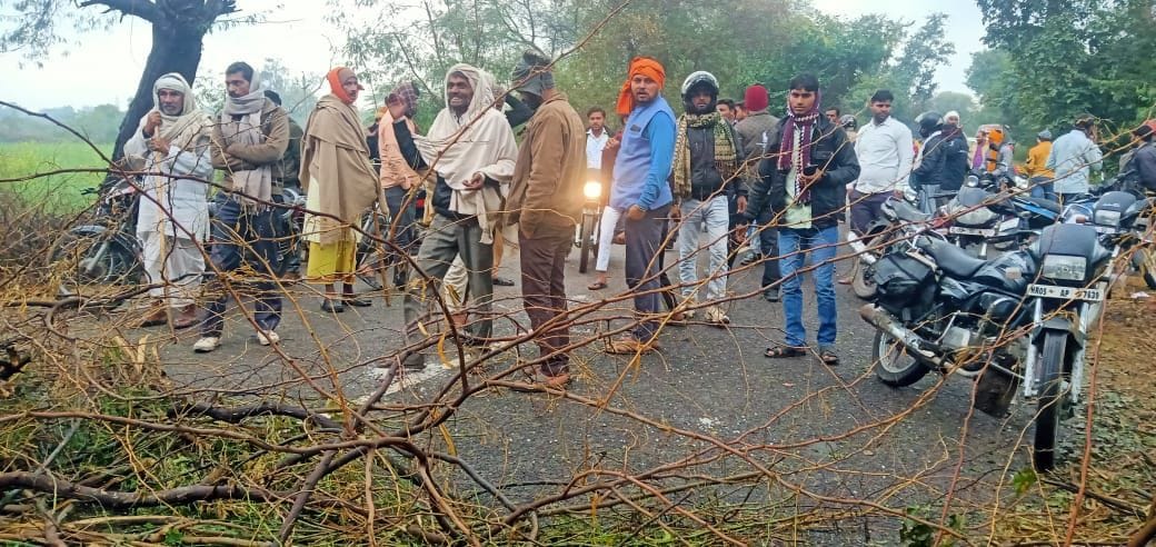 Mathura: Hail: Mustard pods broken, farmers jammed