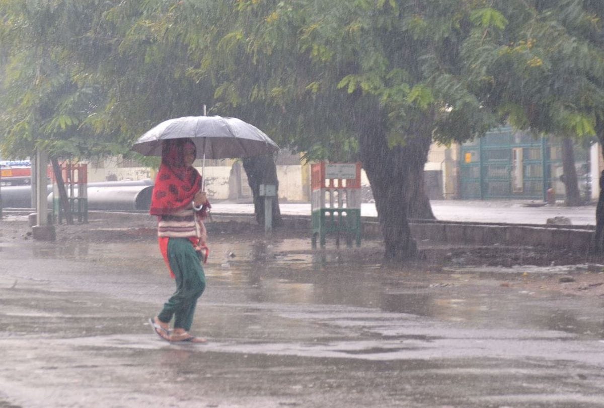 Weather update today Agra recorded 14mm of rain in three days