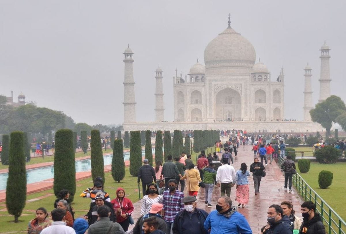 Weather update today Agra recorded 14mm of rain in three days