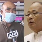 सीएम बीरेन सिंह और ओकराम आयोबी सिंह (कांग्रेस)