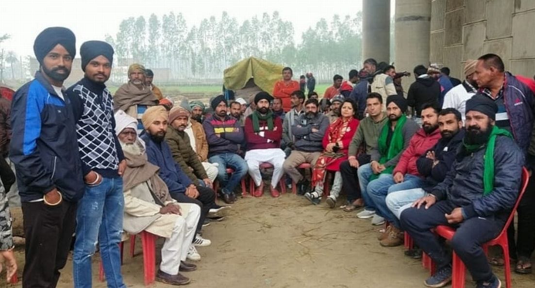 Dharana Of Farmer in Kashipur
