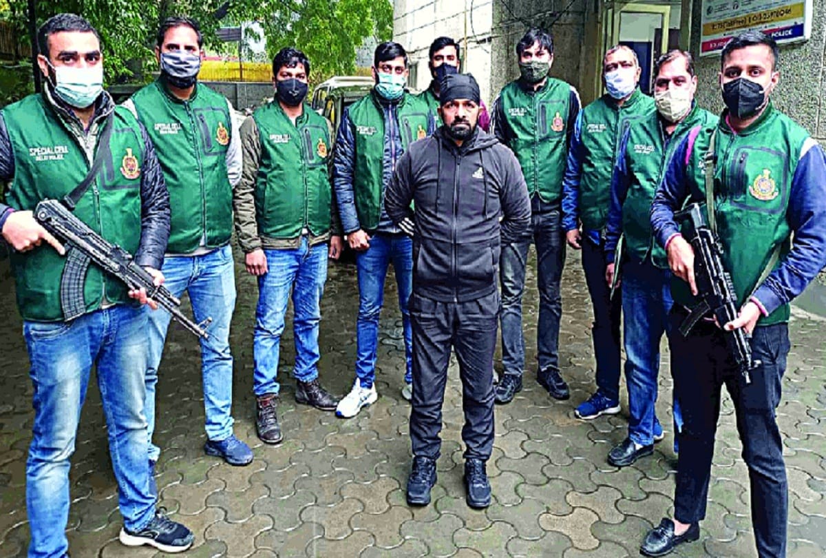 Delhi police arrested underworld gangster Ajay Gurjar Hafiz Baloch had given underworld gangster Ajay Gurjar the name Bhaiji