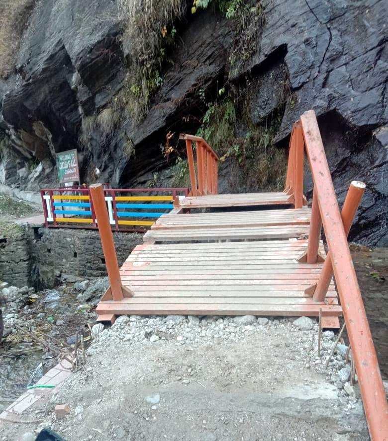 Anti-social elements broke culverts and chairs
