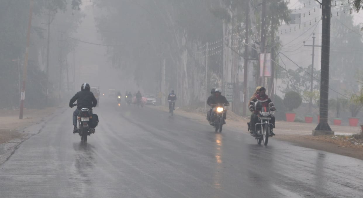 Weather patterns kept changing throughout the day