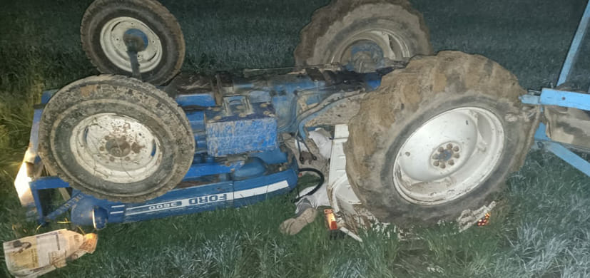 Farmer dies after being buried under tractor-trolley