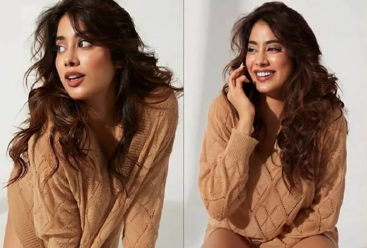 Janhvi Kapoor got her photoshoot done wearing only a sweater pictures viral