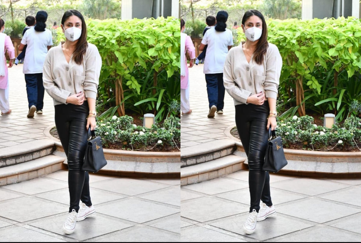 kareena kapoor in 1k knit sweater for lunch outing with son jeh