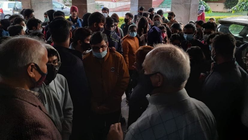 Shade of Covid in Examination pantnagar