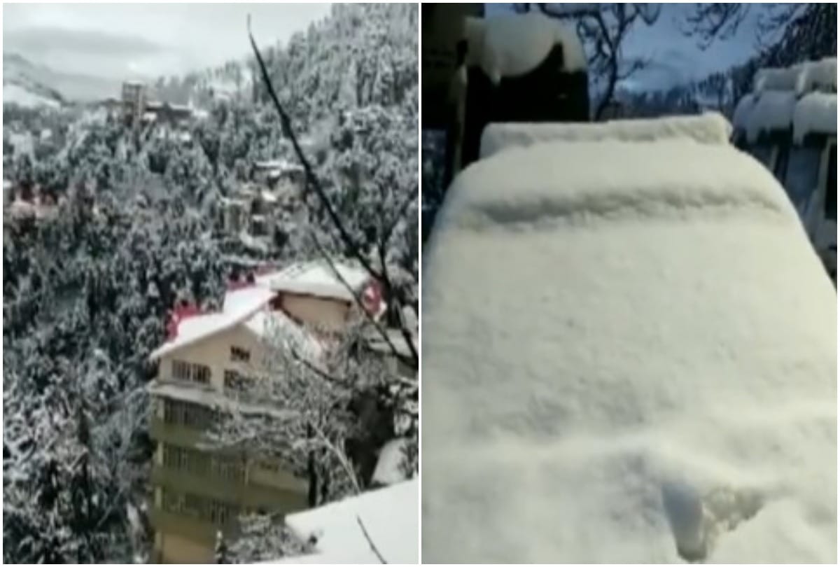 Himachal Pradesh Shimla fresh snowfall Movement closed on 434 roads, 1680 power transformers stalled