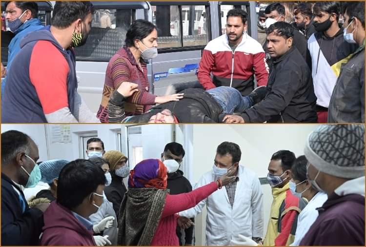 Horrific road accident in Bhiwani of Haryana