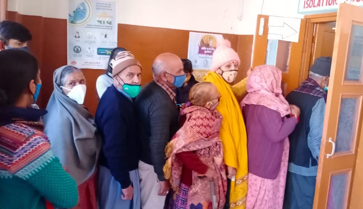 Motivation seems lacking for booster vaccination in Bilaspur