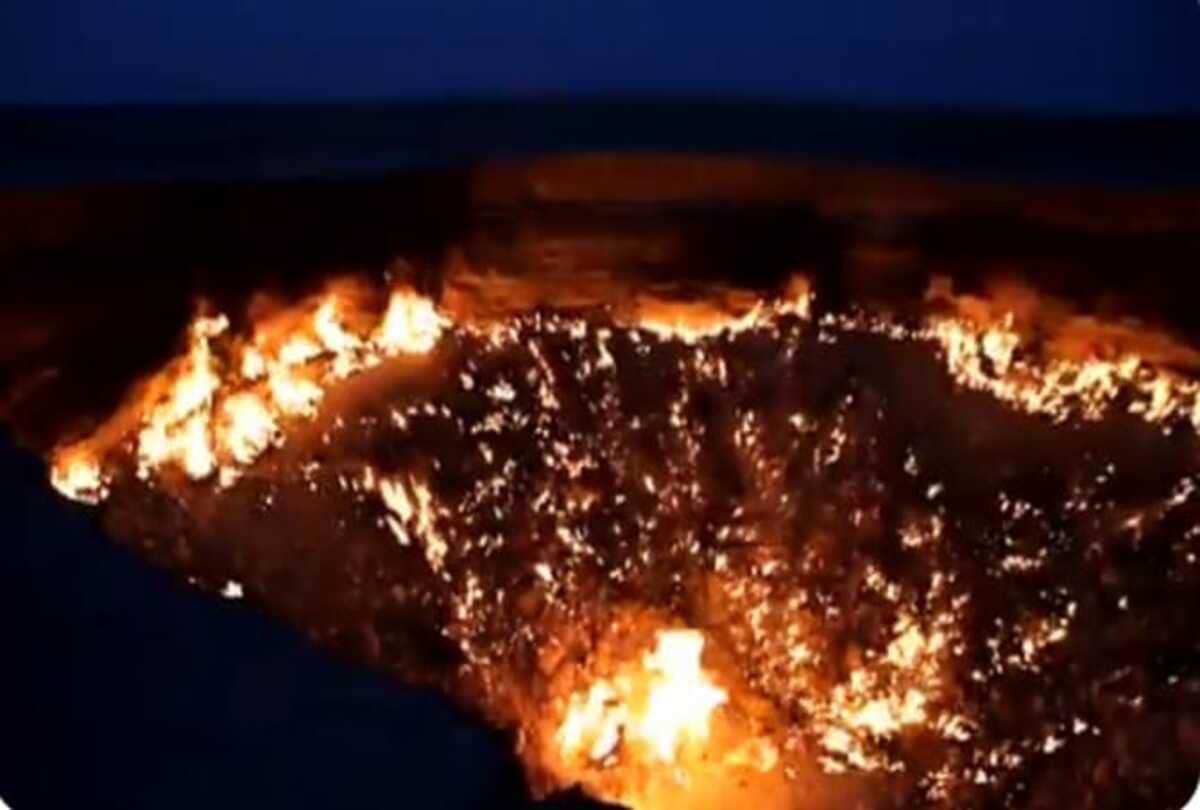 turkmenistan president ordered to gateway to hell gas crater to be closed know what is the story behind it