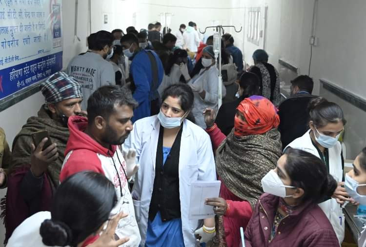 Horrific road accident in Bhiwani of Haryana