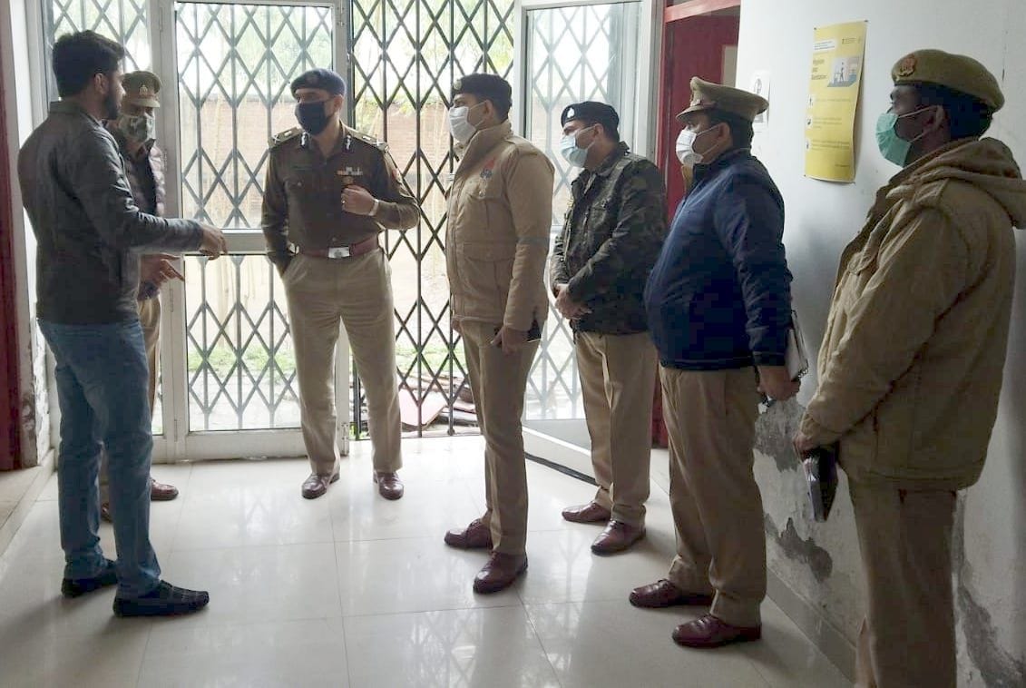 ADG inspected the places of stay of the force during the election