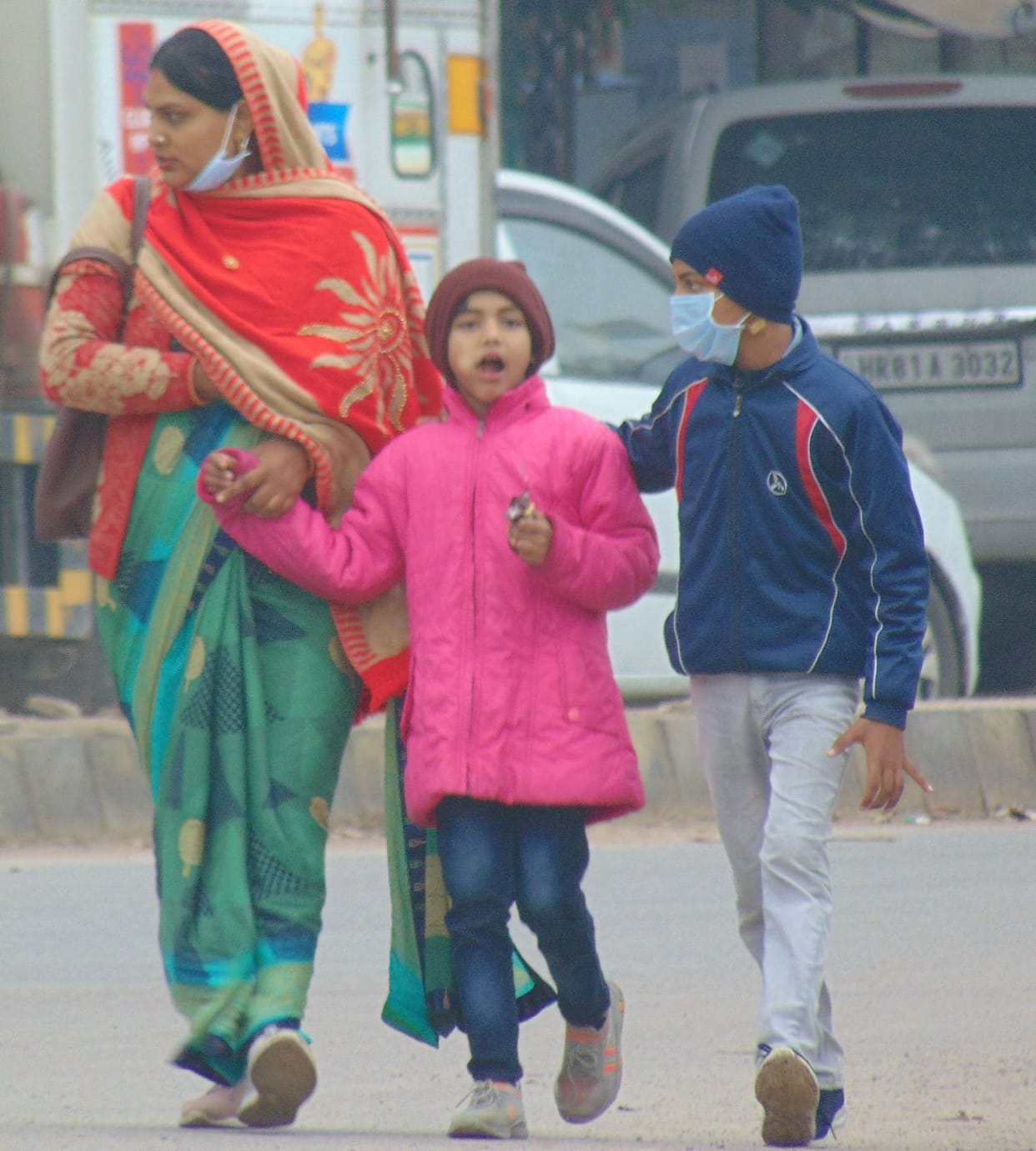 The minimum temperature reached 4.5, the cold wave increased the chill