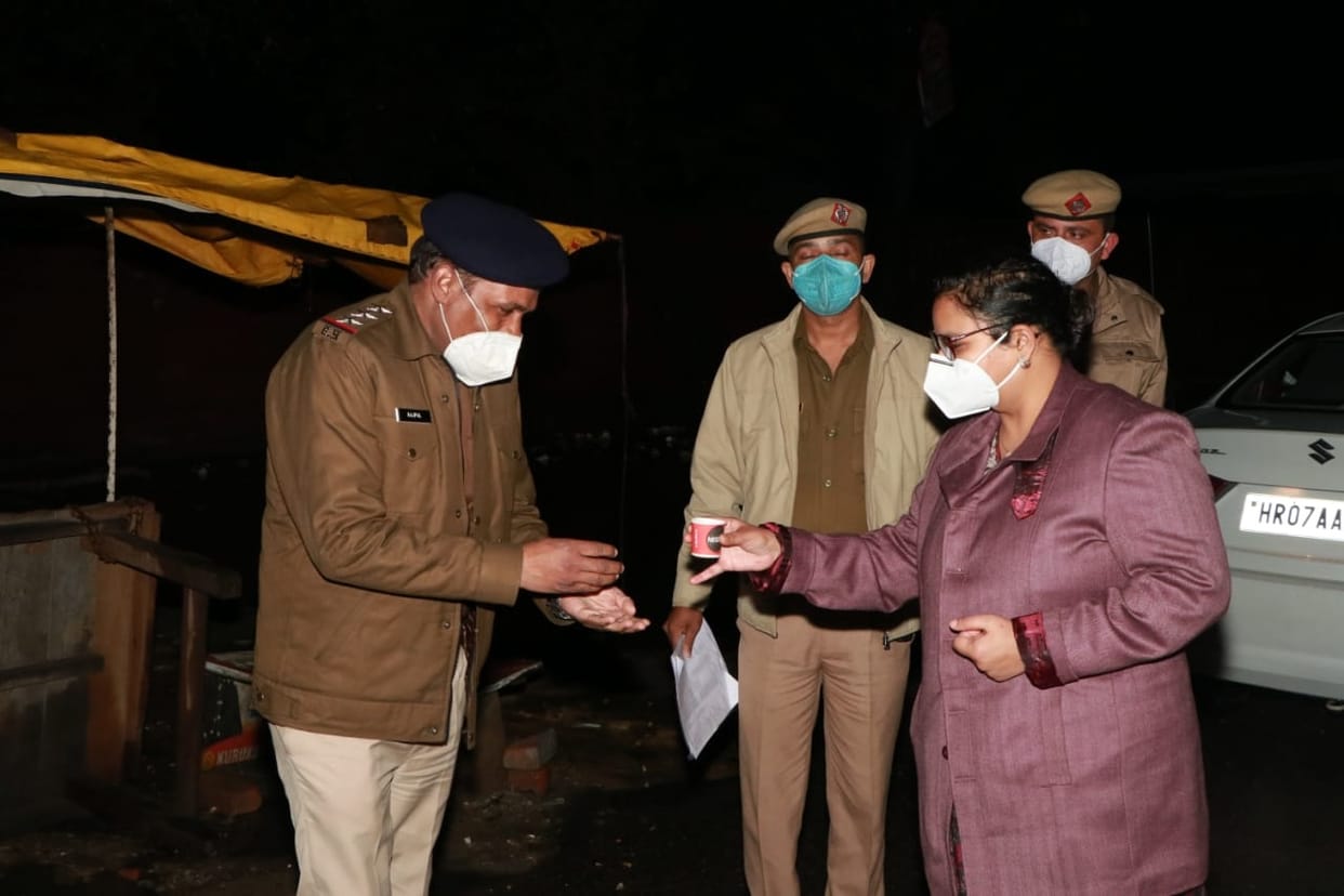 Invoices of 19 people roaming without masks at night, Kurukshetra