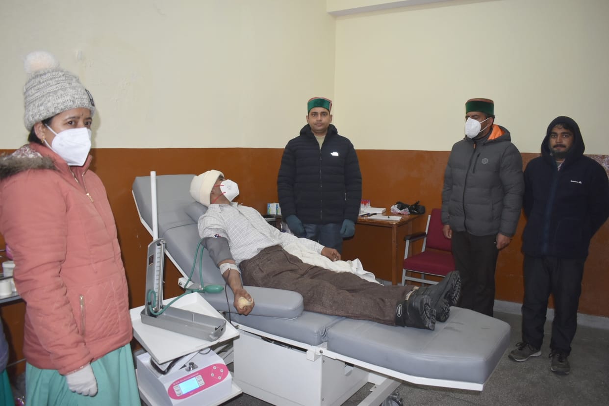 blod donation camp held in rampur